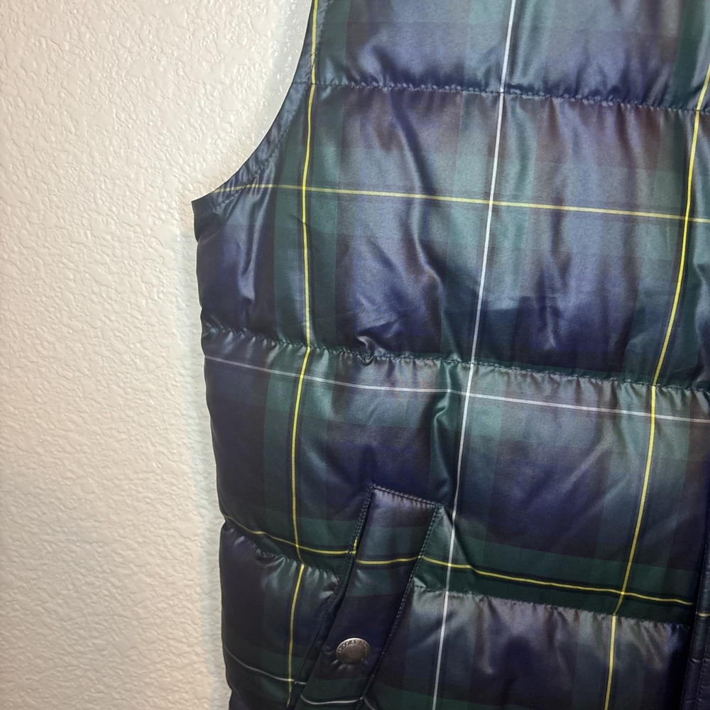 Brooks Brothers Puffer Vest Mens Size L Blue Down Fill * - Picture 5 of 14